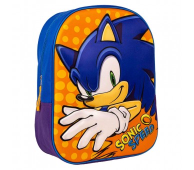 Mochila 3D Sonic The Hedgehog 31cm