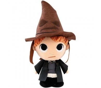Peluche Harry Potter Ron with sorting hat 15cm