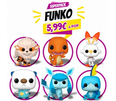 Pack oferta 6 Funko POP Pokemon
