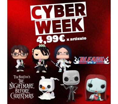 Pack oferta 6 Funko POP Bleach + Pesadilla antes de Navidad