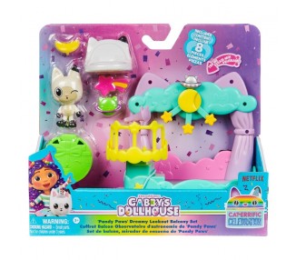 Playset Balcon Pandy Paws La Casa de Muñecas de Gabby