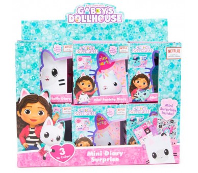 Mini diario La Casa de Muñecas de Gabby surtido
