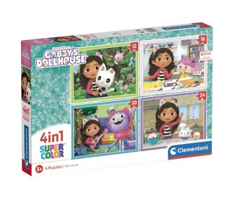 Puzzle La Casa de Muñecas de Gabby 12-16-20-24pzs