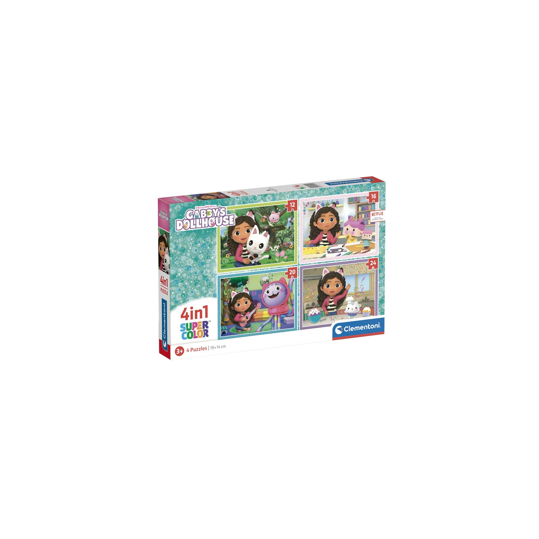 Puzzle La Casa de Muñecas de Gabby 12-16-20-24pzs
