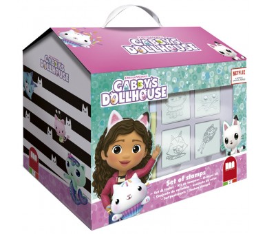 Set papeleria casa La Casa de Muñecas de Gabby 20pzs