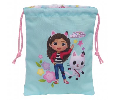 Saco merienda La Casa de Muñecas de Gabby