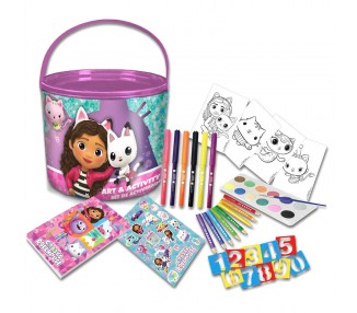 Cubo Actividades La Casa de Muñecas de Gabby 46pzs