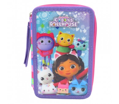Plumier La Casa de Muñecas de Gabby triple