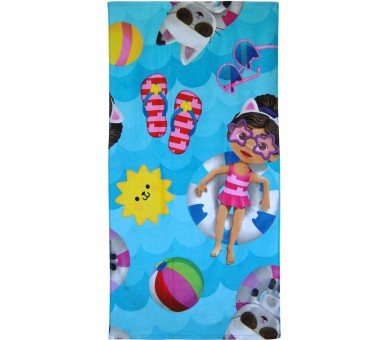 Toalla La Casa de Muñecas de Gabby algodon