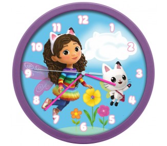 Reloj pared La Casa de Muñecas de Gabby