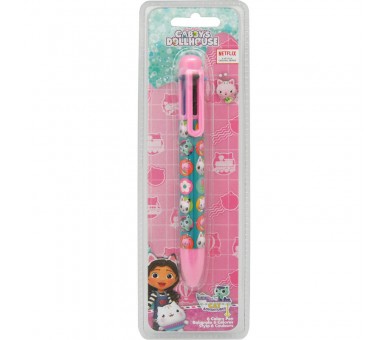 Boligrafo 6 colores La Casa de Muñecas de Gabby