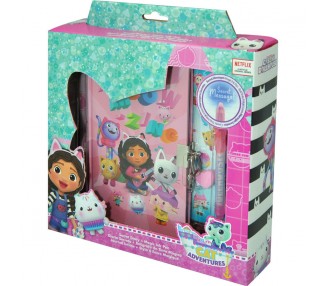 Diario boligrafo magico La Casa de Muñecas de Gabby