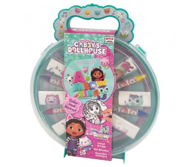 Set papeleria viaje La Casa de Muñecas de Gabby