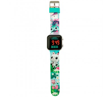Reloj led La Casa de Muñecas de Gabby