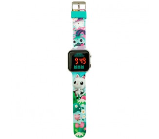 Reloj led La Casa de Muñecas de Gabby