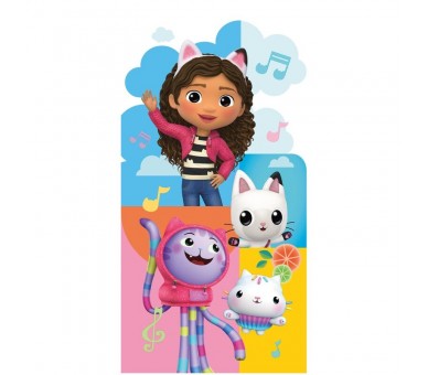 Toalla La Casa de Muñecas de Gabby microfibra