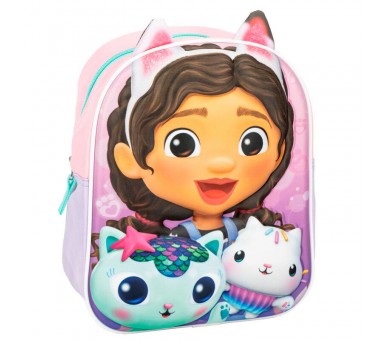 Mochila 3D La Casa de Muñecas de Gabby 27cm