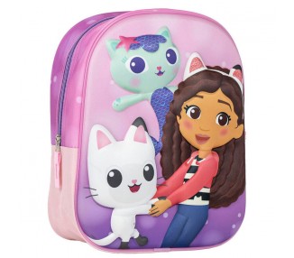 Mochila 3D La Casa de Muñecas de Gabby 31cm