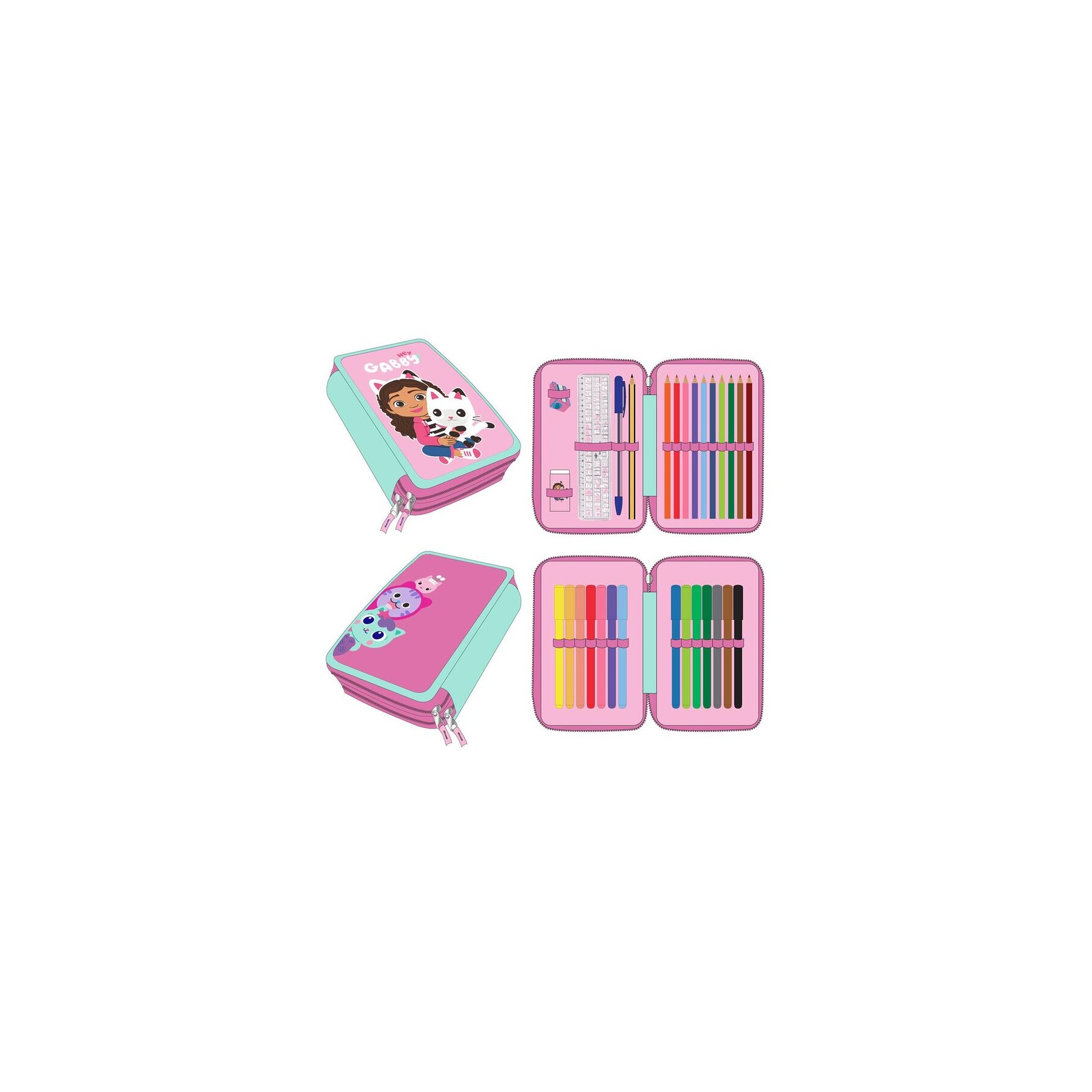 Plumier La Casa de Muñecas de Gabby doble