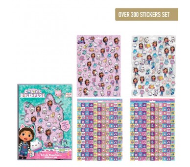 Set pegatinas La Casa de Muñecas de Gabby