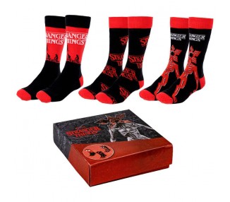 Set 3 calcetines Stranger Things adulto