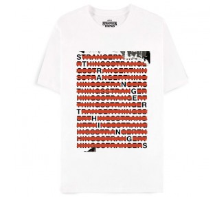 Camiseta Letters Stranger Things