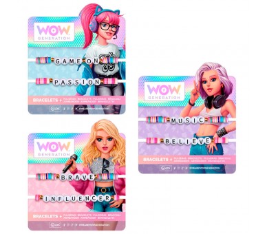 Pulsera mensaje Wow Generation surtido
