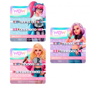 Pulsera mensaje Wow Generation surtido
