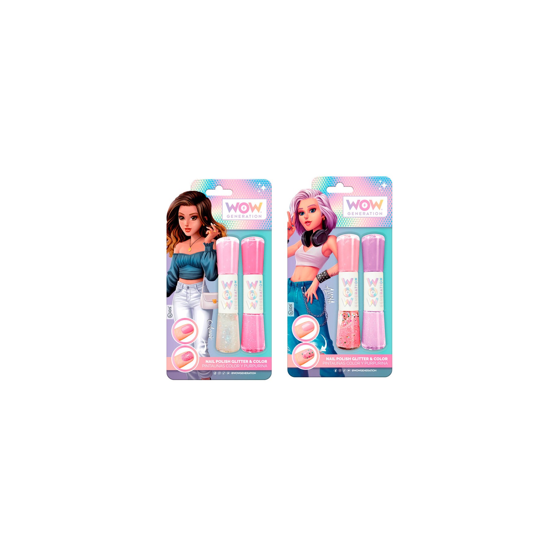 Pintauñas purpurina Wow Generation surtido