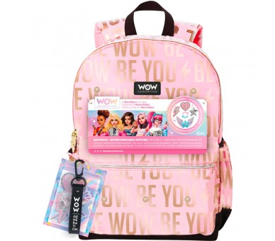 Mochila + parches Wow Generation 40cm
