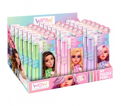 Set boligrafos puzzle Wow Generation surtido