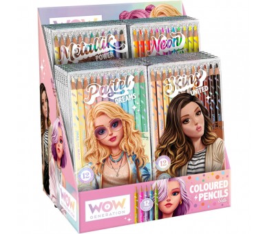 Set lapices de colores WOW Generation 12pzs surtido