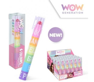 Lapiz 6 colores WOW Generation