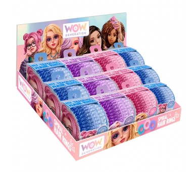 Set gomas de pelo espiral Wow Generation surtido