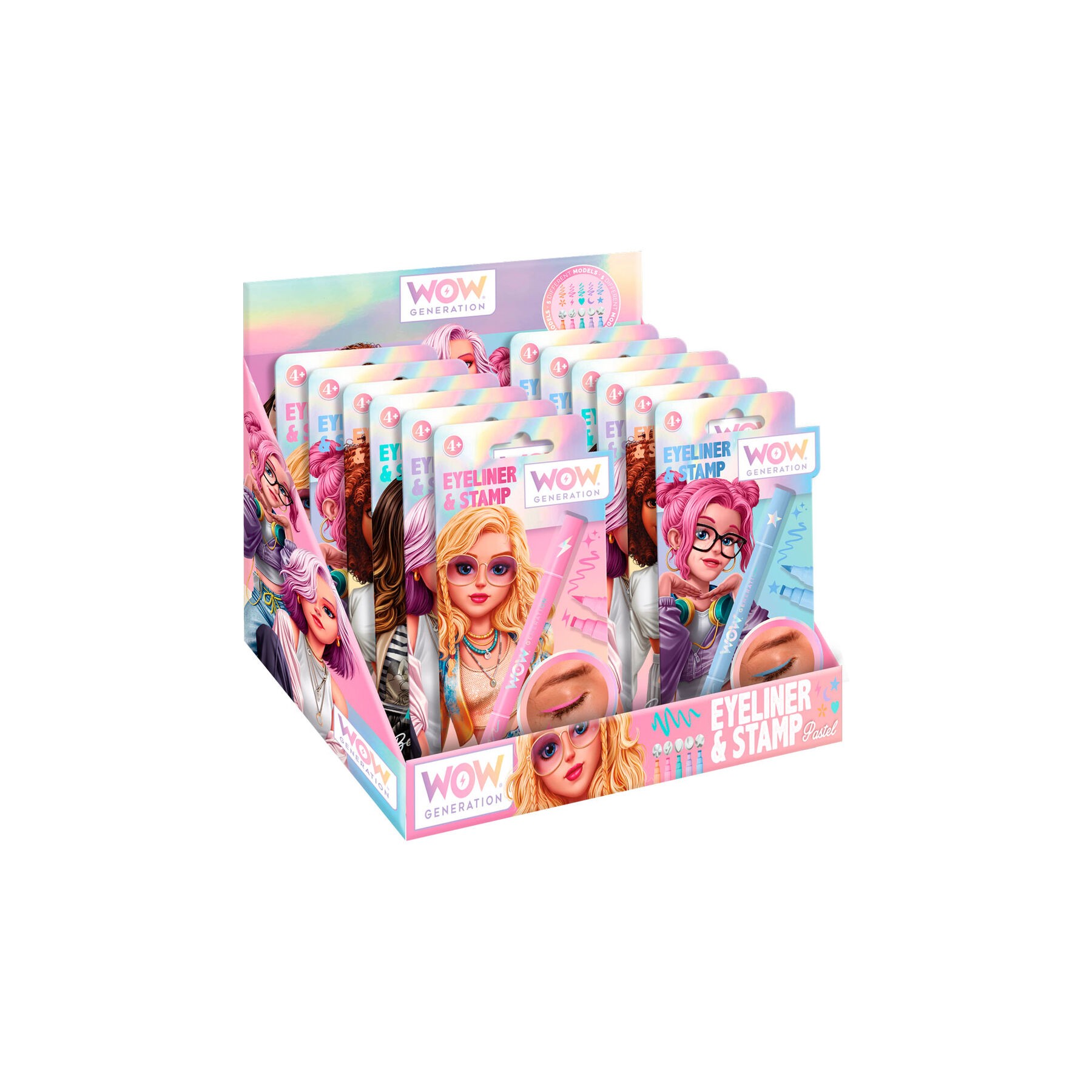 Delineador de ojos + sello facial Wow Generation surtido