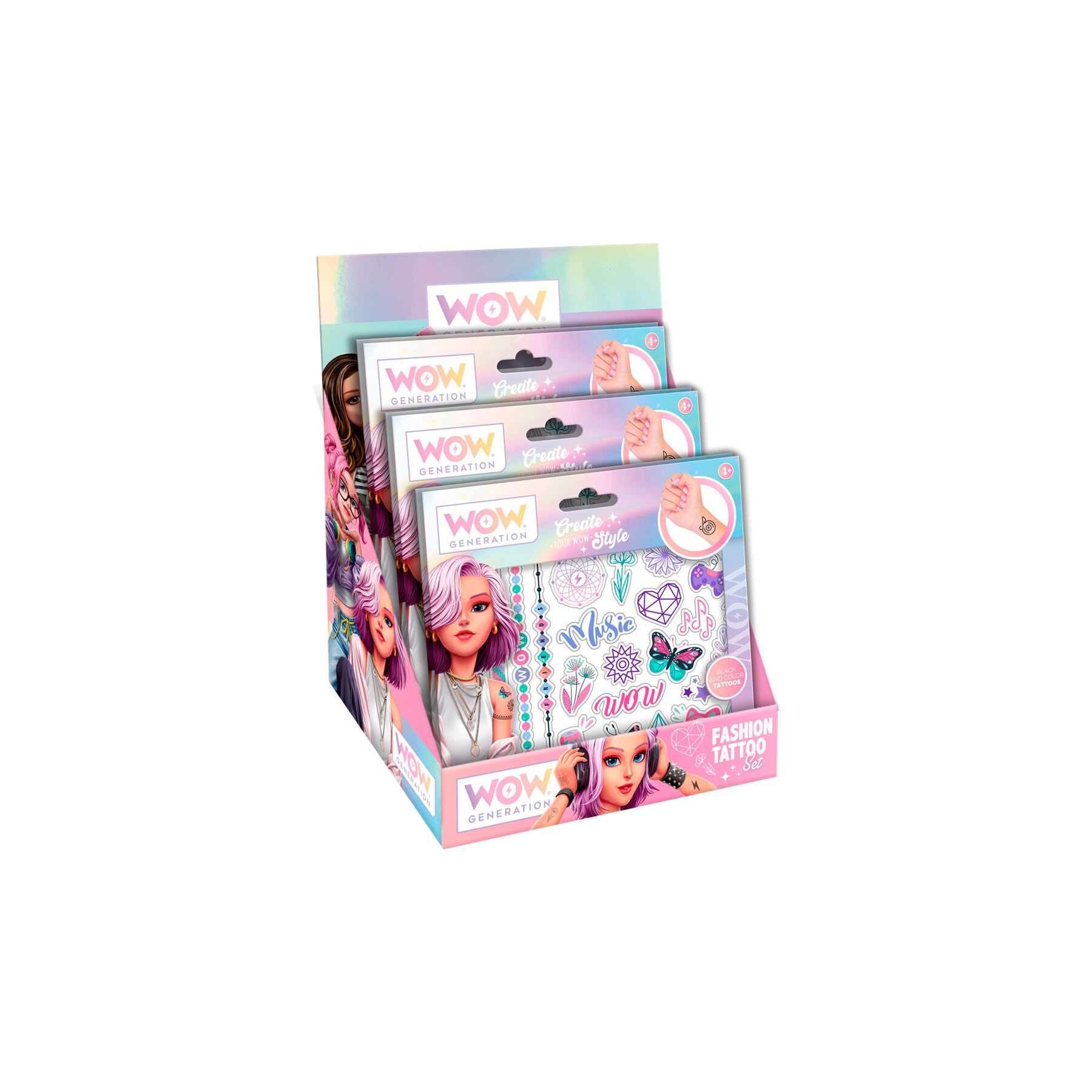 Set de tatuajes Wow Generation