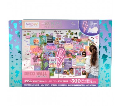 Kit Decoracion luz LED + Graficos y Accesorios Wow Generation