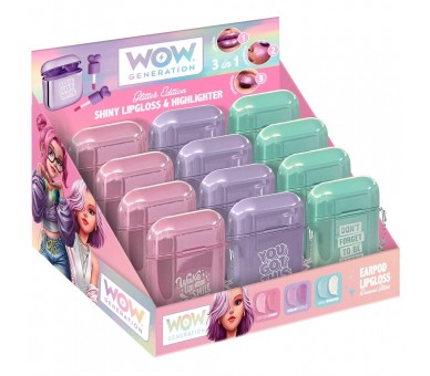Brillo 3 en 1 Mejillas Ojos y Labios Wow Generation surtido