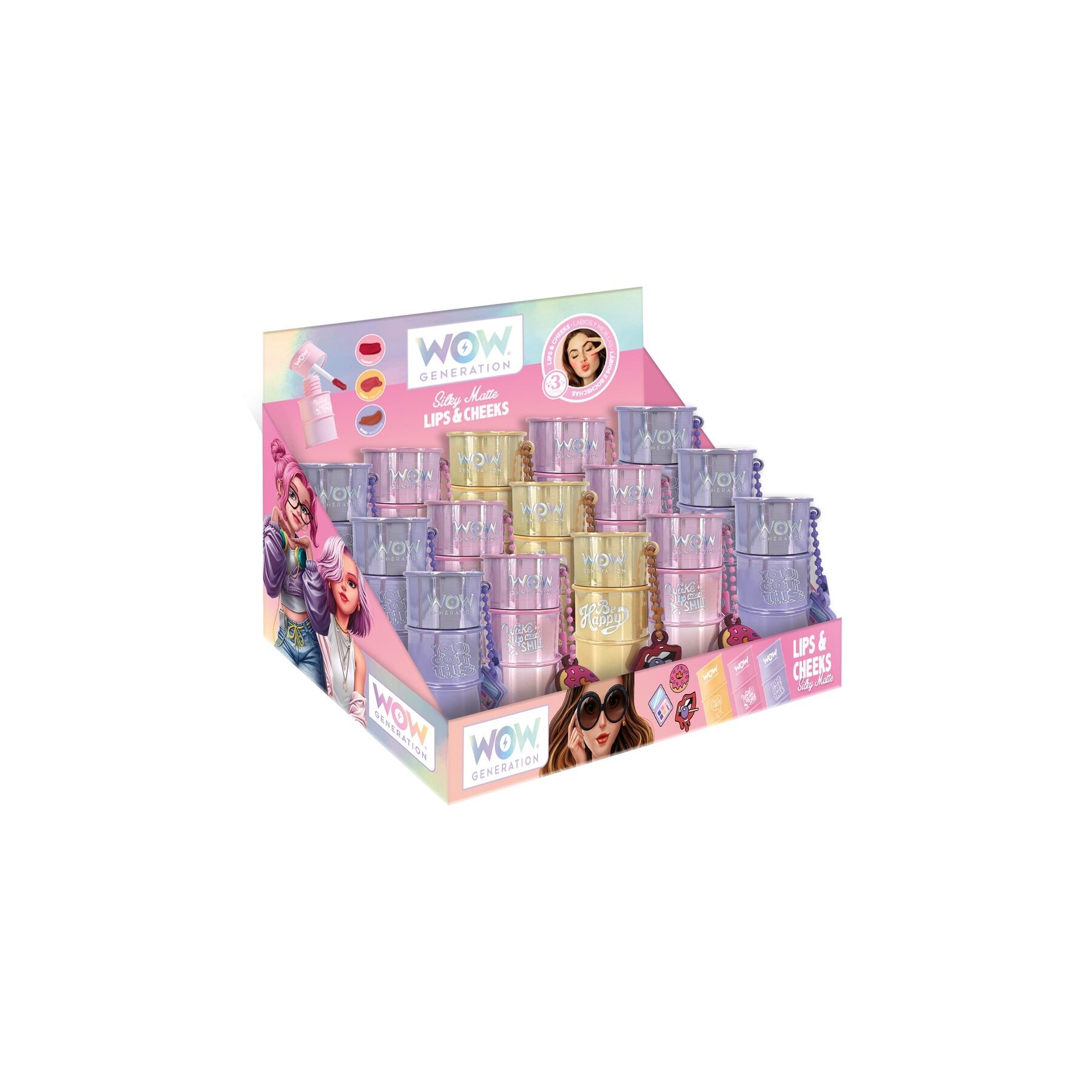 Colorete y Labial 2 en 1 Wow Generation surtido