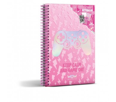 Cuaderno A5 Gamer Valentina Wow Generation
