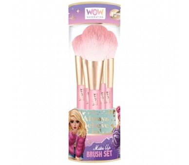 Set 5 Brochas Maquillaje Wow Generation