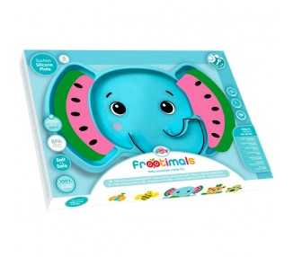 Plato silicona antideslizante Melany Melephant Frootimals