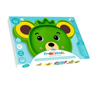 Plato silicona antideslizante Bubba Tropibear Frootimals