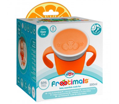 Vaso aprendizaje Orangiefly Frootimals