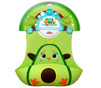 Babero silicona Miss Pio Chickicado Frootimals