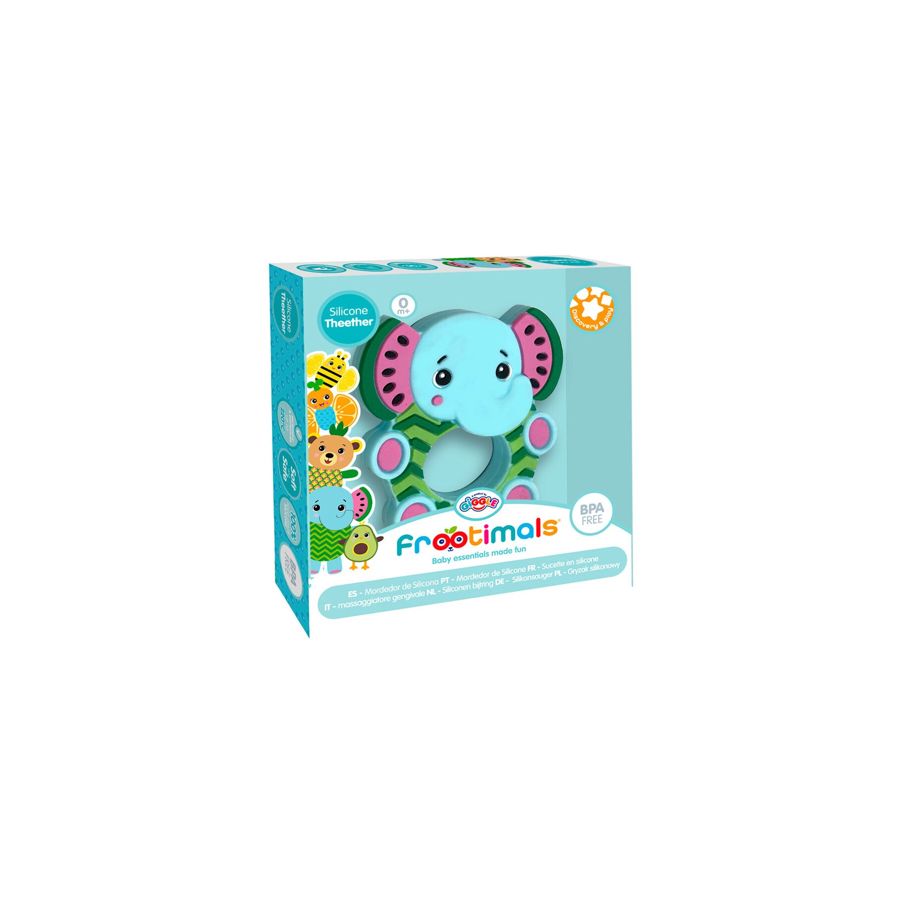 Mordedor silicona Melany Melephant Frootimals