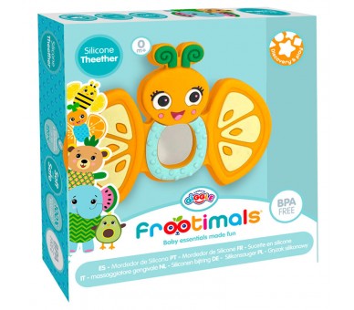 Mordedor silicona Orangiefly Frootimals