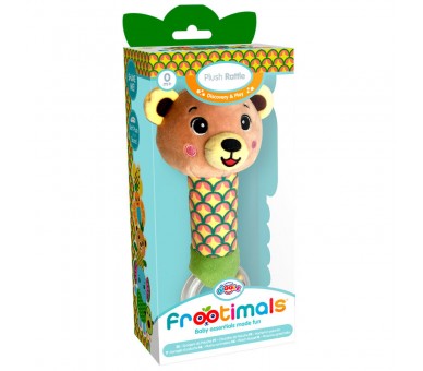 Sonajero peluche Bubba Tropibear Frootimals