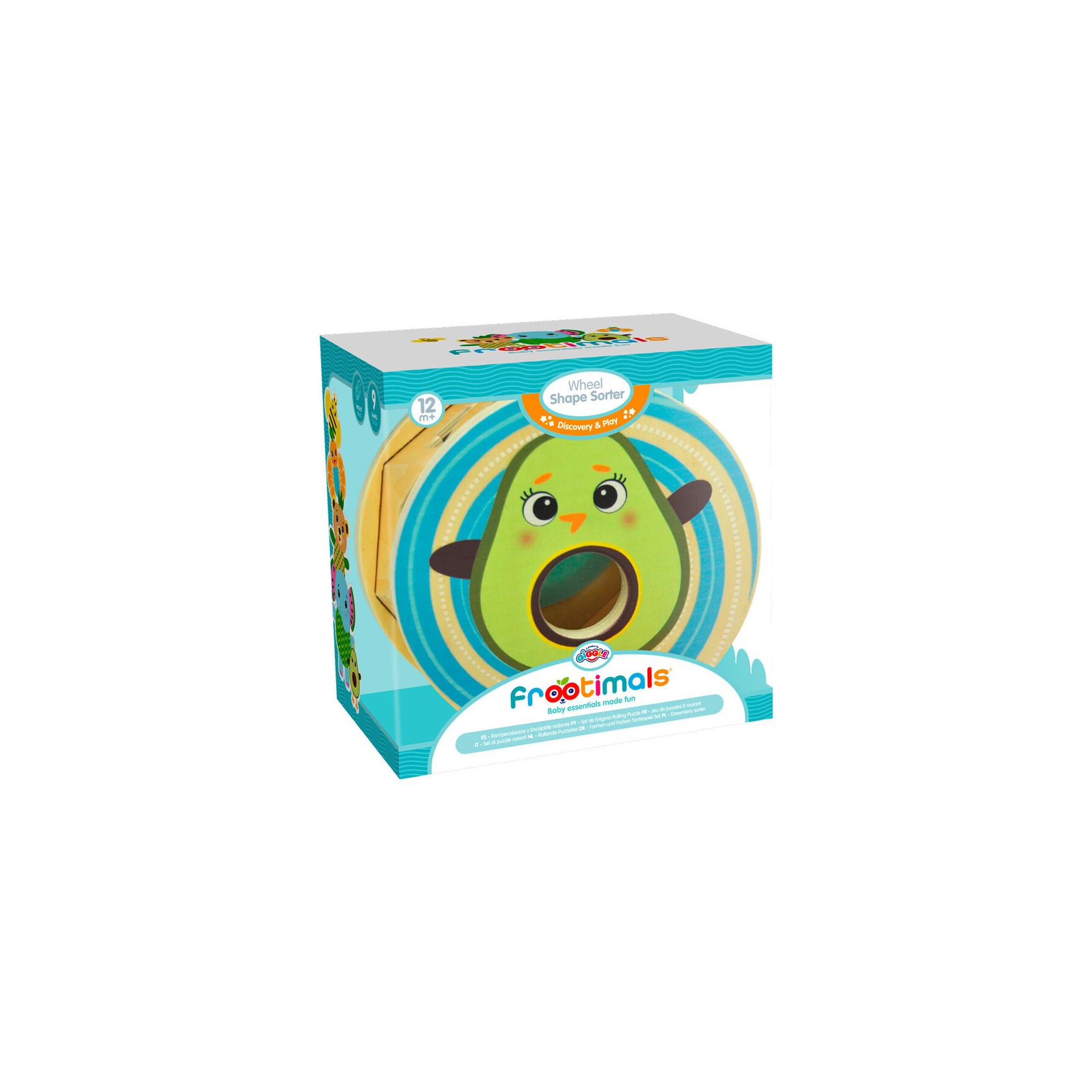 Encajable formas madera Miss Pio Chickicado Frootimals