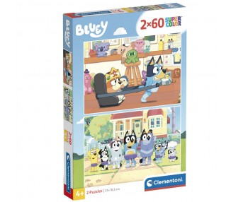 Puzzle Bluey 2x60pzs